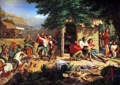 Sunday Morning in the Mines by Charles Christian Nahl